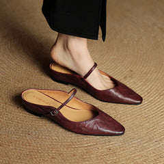 Bella Women's Mules | Genuine Leather, Comfortable Design 