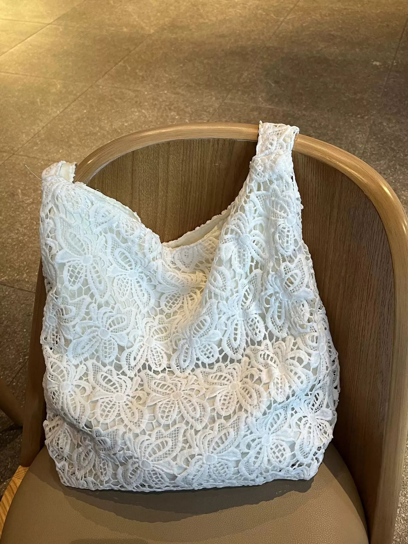 Floral Lace Handbag 
