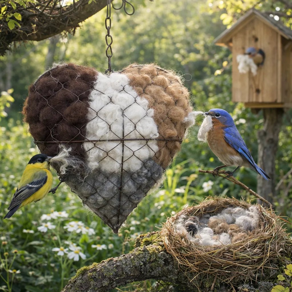 Alpaca Nesting Heart™ — Create a Cozy, Irresistible Sanctuary Birds Flock To 