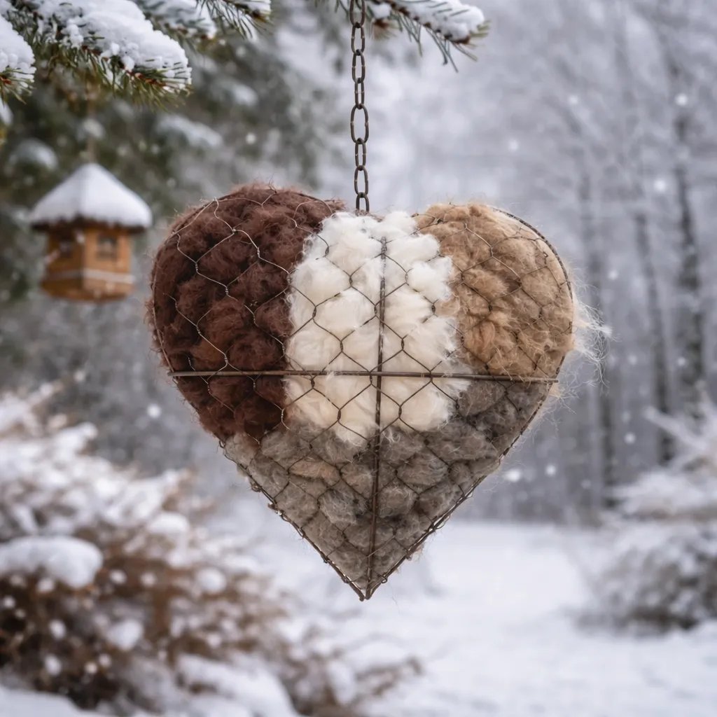 Alpaca Nesting Heart™ — Create a Cozy, Irresistible Sanctuary Birds Flock To 
