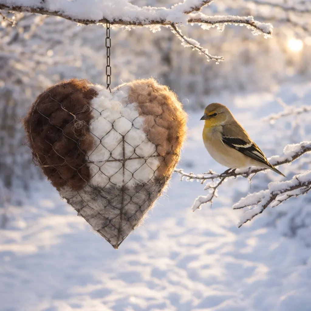 Alpaca Nesting Heart™ — Create a Cozy, Irresistible Sanctuary Birds Flock To 