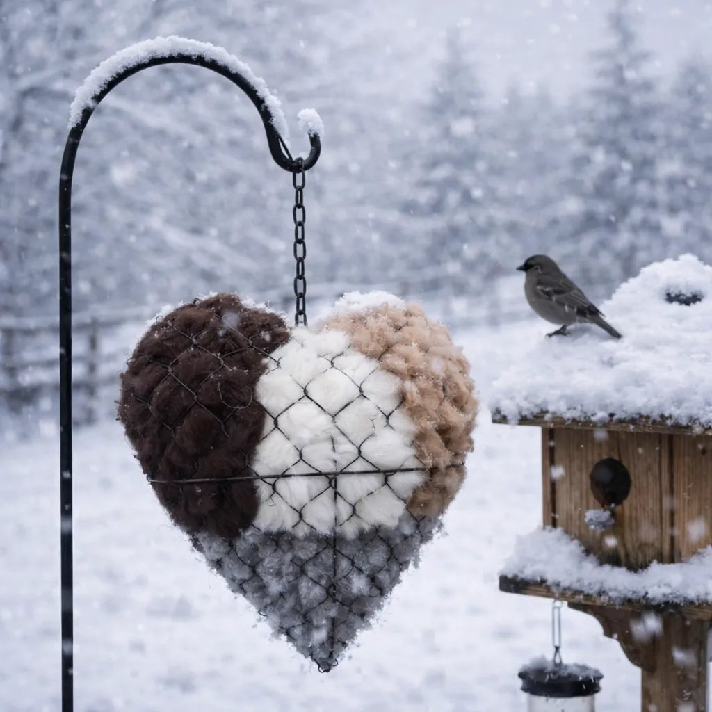 Alpaca Nesting Heart™ — Create a Cozy, Irresistible Sanctuary Birds Flock To 