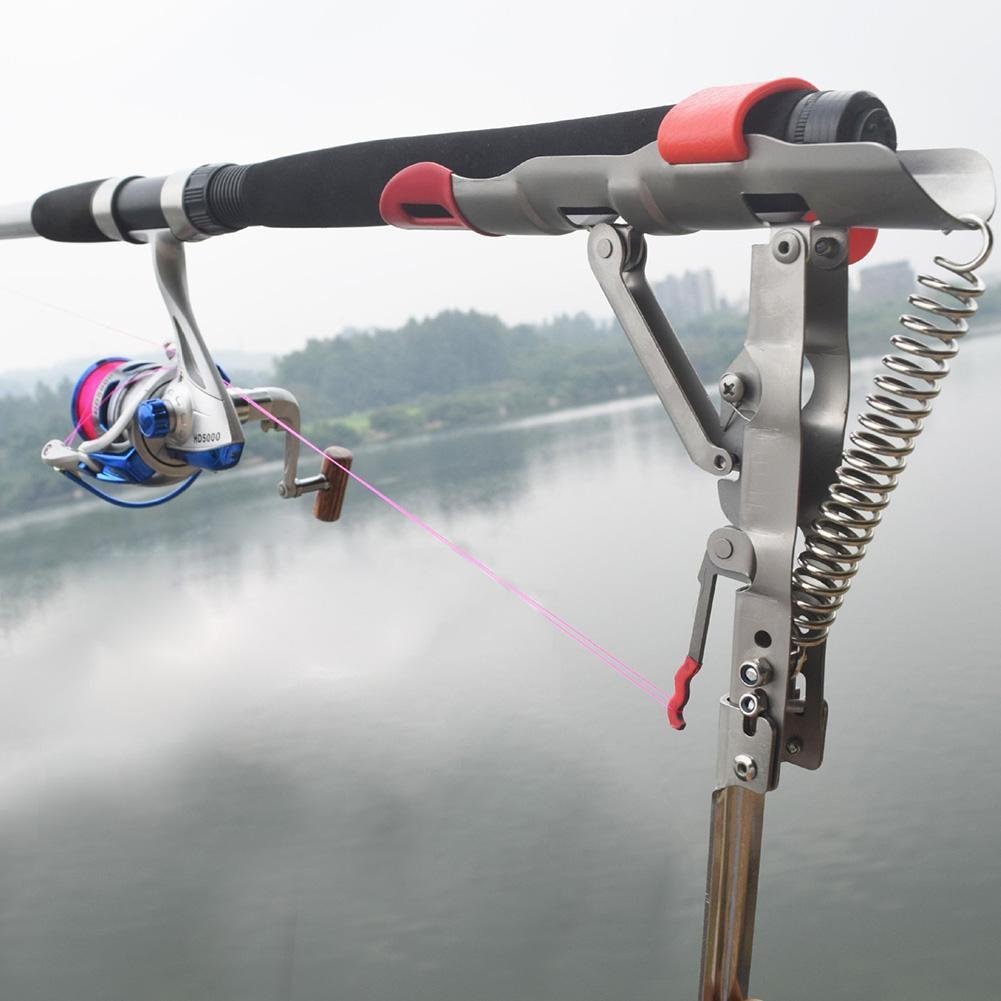 AnchorSpring Automatic Fishing Rod Holder | Stainless Steel, 110 lb Tension 