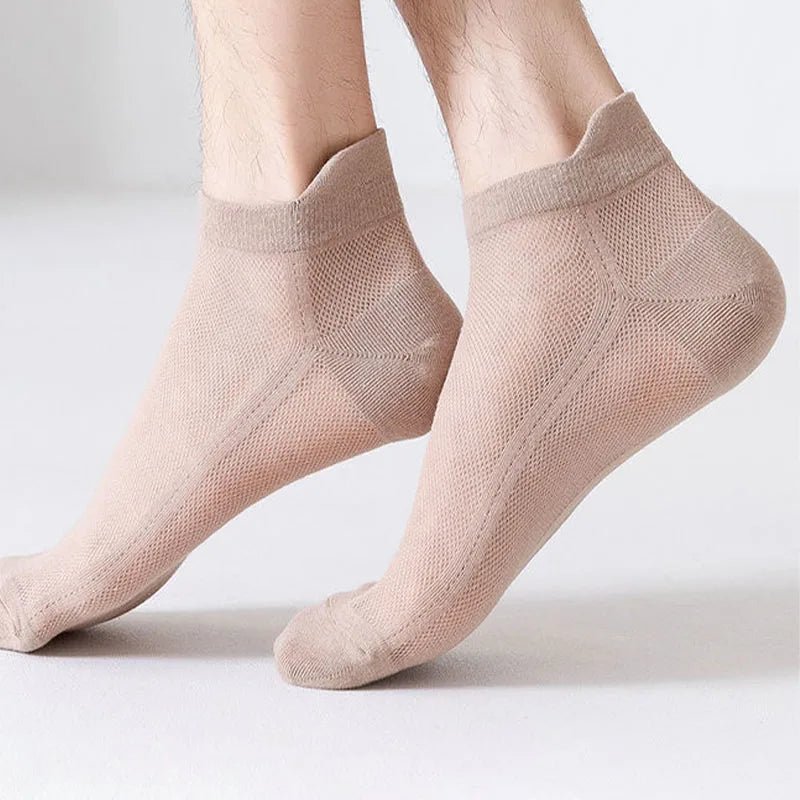 Aero Men's Ankle Socks | Ultra-Light Mesh Comfort, Low Cut Design 