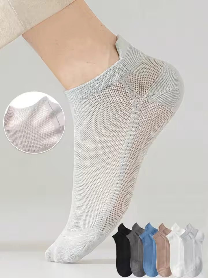 Aero Men's Ankle Socks | Ultra-Light Mesh Comfort, Low Cut Design 