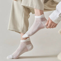 Aero Men's Ankle Socks | Ultra-Light Mesh Comfort, Low Cut Design 