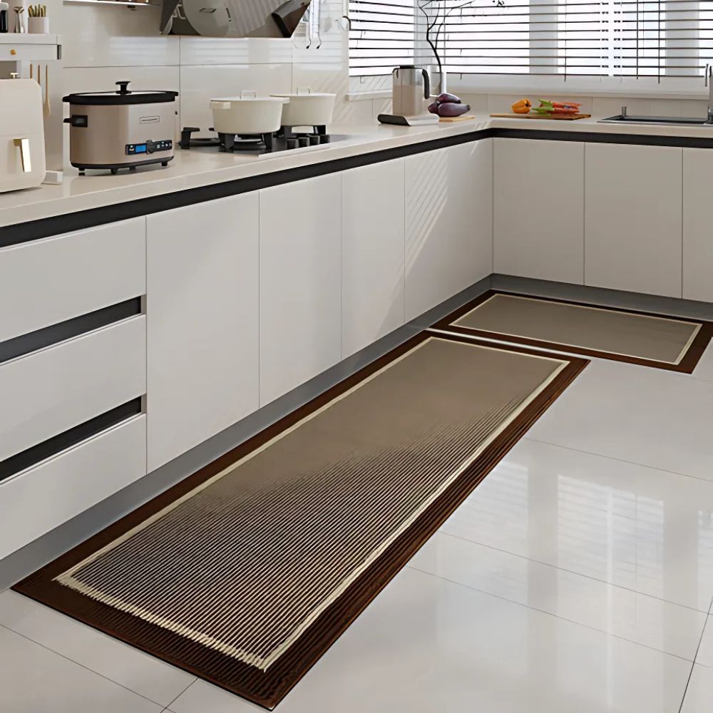 Anti-Fatigue Kitchen Mat with Textured Surface – Cushioned Kitchen Floor Mat for Comfort and Style 