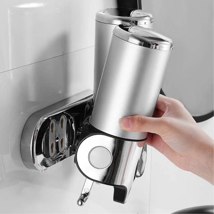 Aqualuxe Soap Dispenser | Wall-Mounted, Stainless Steel, Smooth Pump 