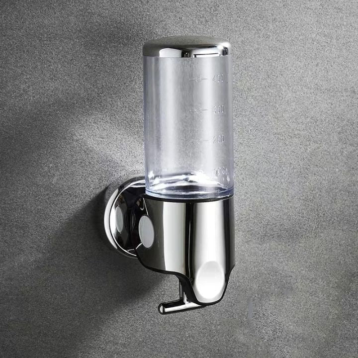 Aqualuxe Soap Dispenser | Wall-Mounted, Stainless Steel, Smooth Pump 