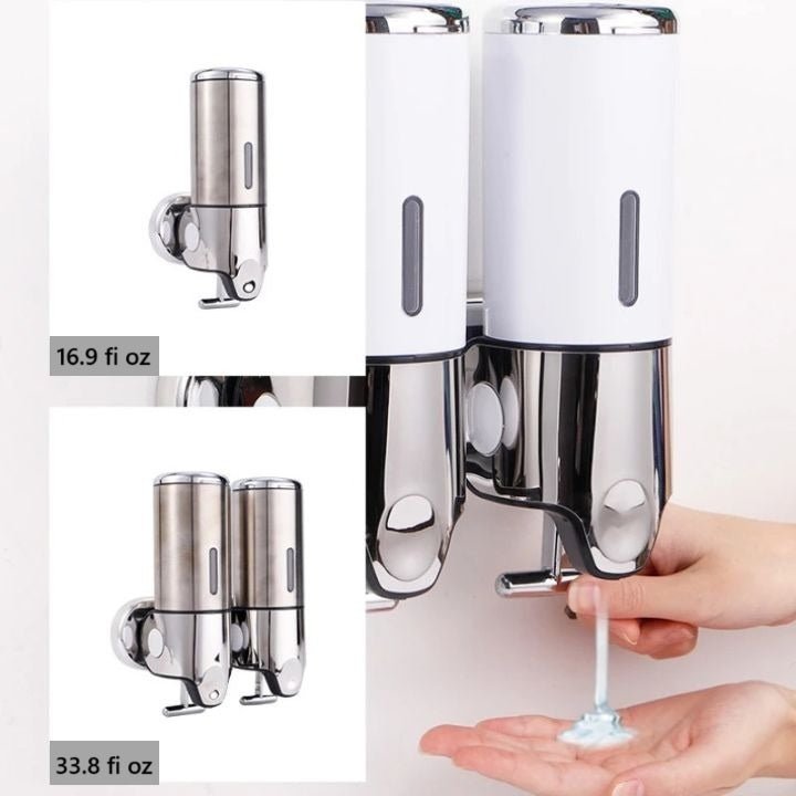 Aqualuxe — Wall Mounted Soap Dispenser for Modern Bathrooms 