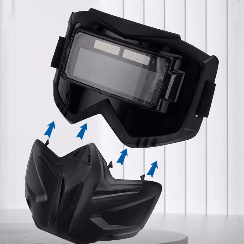 ArcGuard Auto-Darkening Welding Face Shield | Color-Accurate Lens, Convertible Wear 
