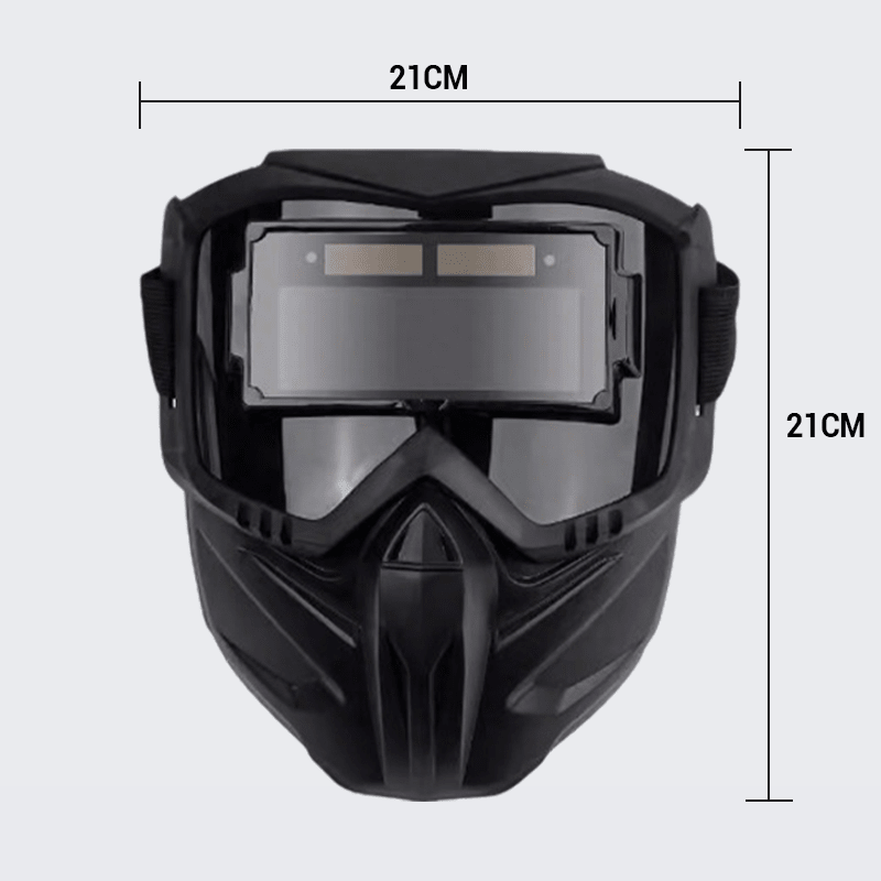 ArcGuard Auto-Darkening Welding Face Shield | Color-Accurate Lens, Convertible Wear 