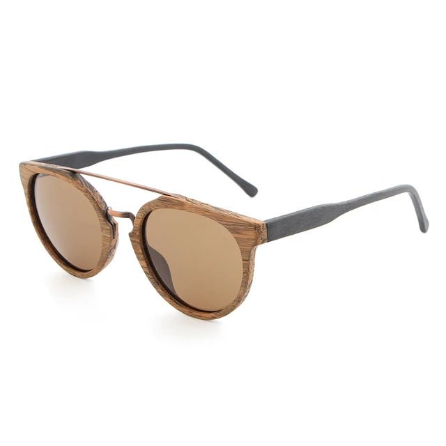 Artisan Crafted Wooden Sunglasses 