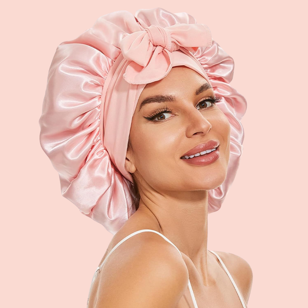 All-Night Silk Bonnet - Stays On All Night Guaranteed 