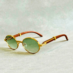 Ava Eco-Friendly Sunglasses | Wood and Metal Frame, UV400 Protection 