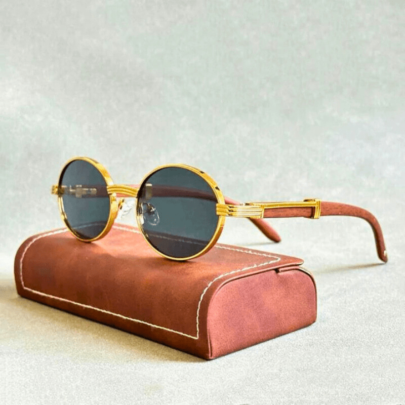 Ava Eco-Friendly Sunglasses | Wood and Metal Frame, UV400 Protection 