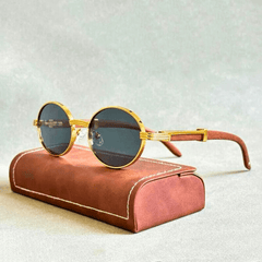 Ava Eco-Friendly Sunglasses | Wood and Metal Frame, UV400 Protection 
