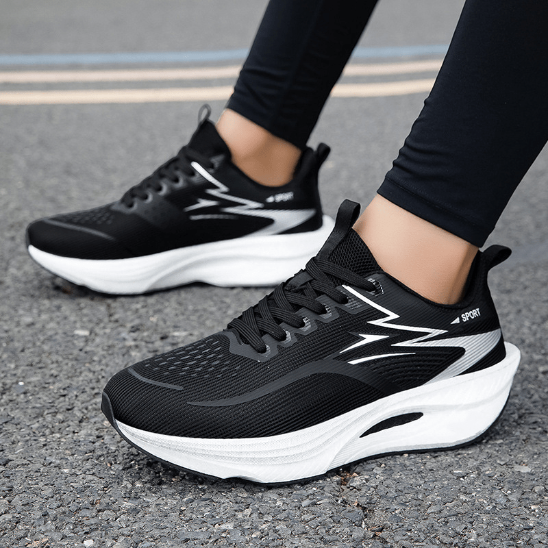 B-Flex Mesh Running Shoes | Cushioned Sole & Grippy Rubber Outsole 