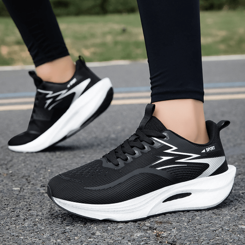 B-Flex Mesh Running Shoes | Cushioned Sole & Grippy Rubber Outsole 