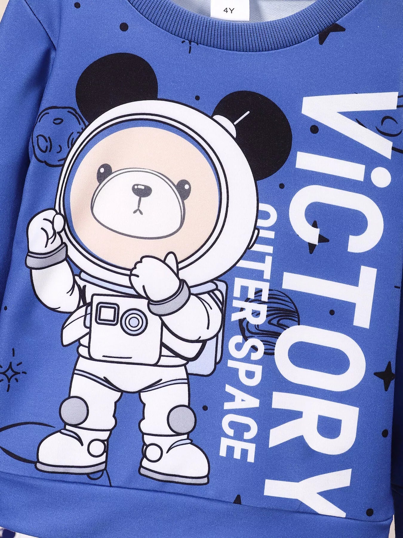 Children's Graphic Long Sleeve Top and Pants Set 