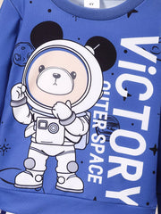 Children's Graphic Long Sleeve Top and Pants Set 