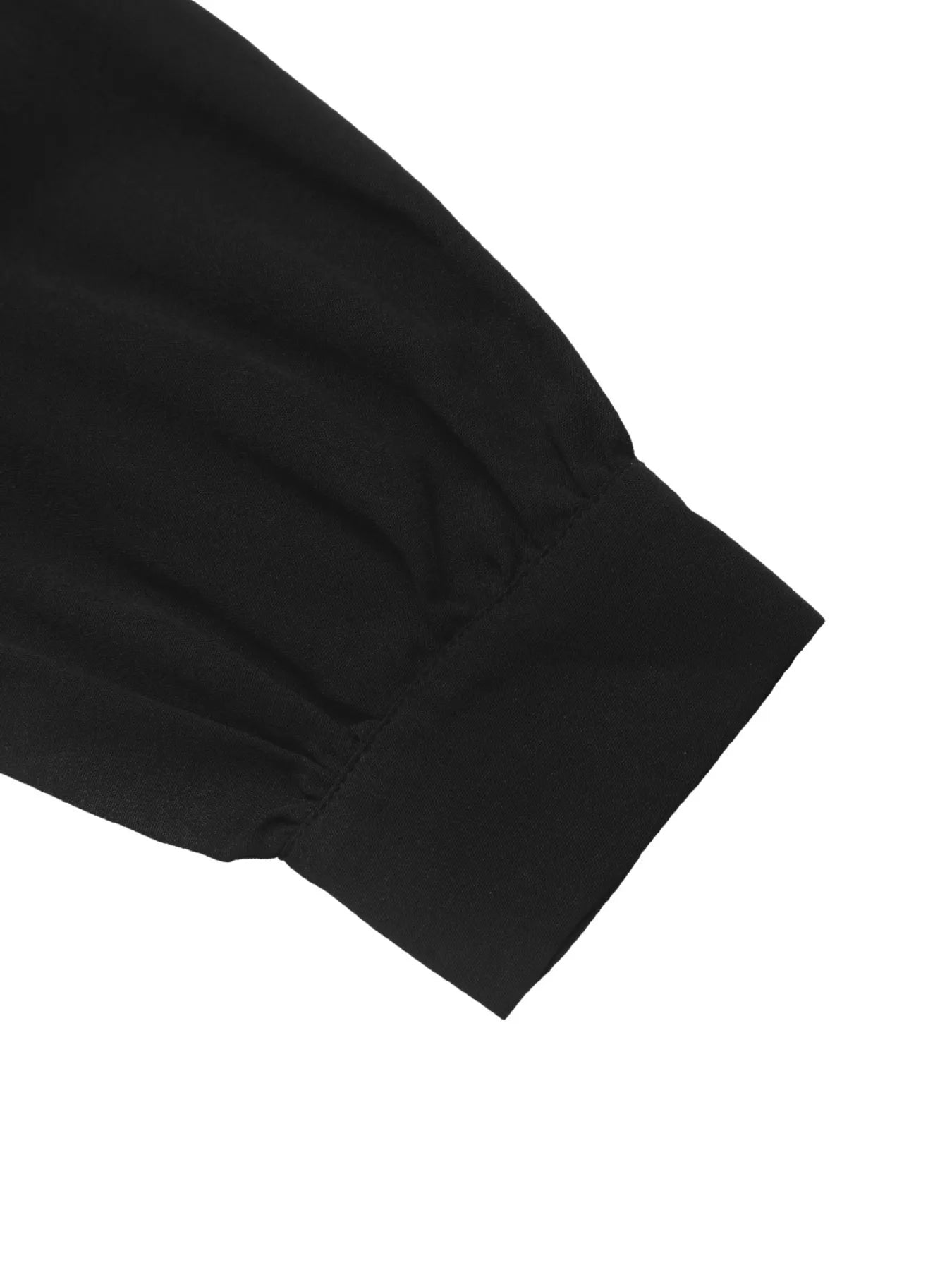 Lace Detail Button-Front Midi Shirt Dress 