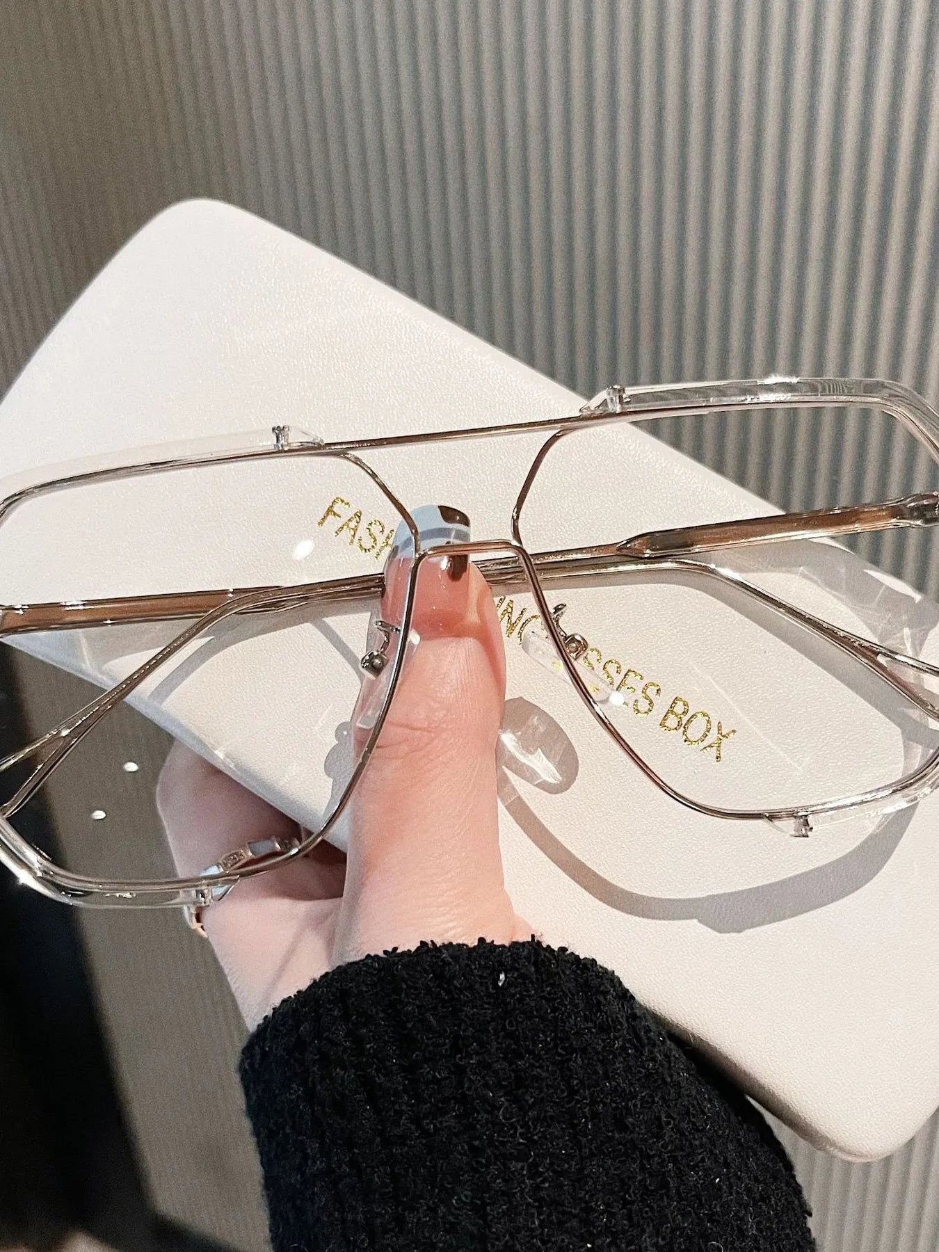 UV Protection Oversized Sunglasses 