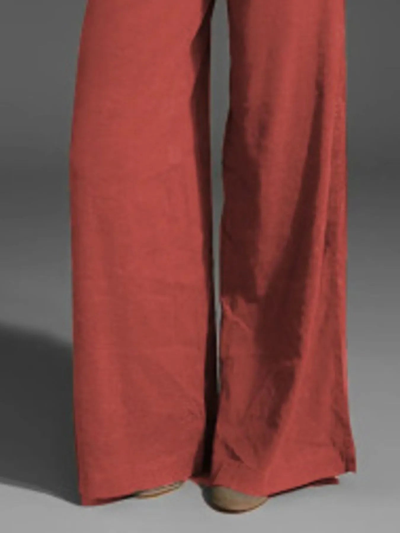 Full Size Wide Leg Pants with Pockets Plus Size 
