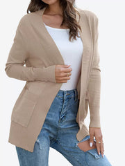 Open Front Knit Cardigan 