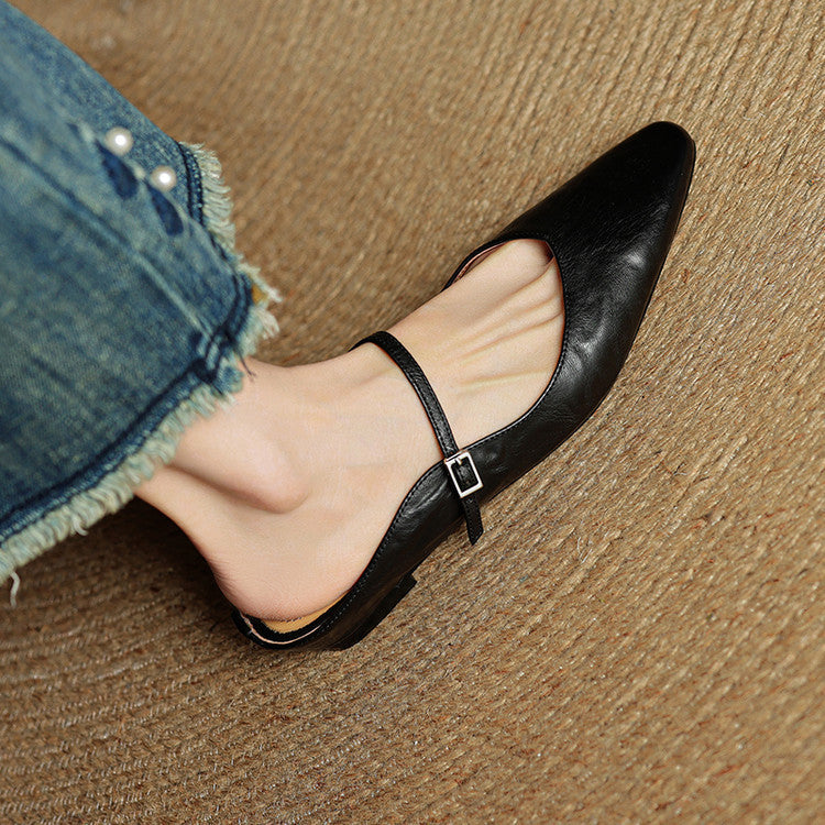 Bella Women's Mules | Genuine Leather, Comfortable Design 