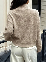 Turtleneck Long Sleeve Sweater 