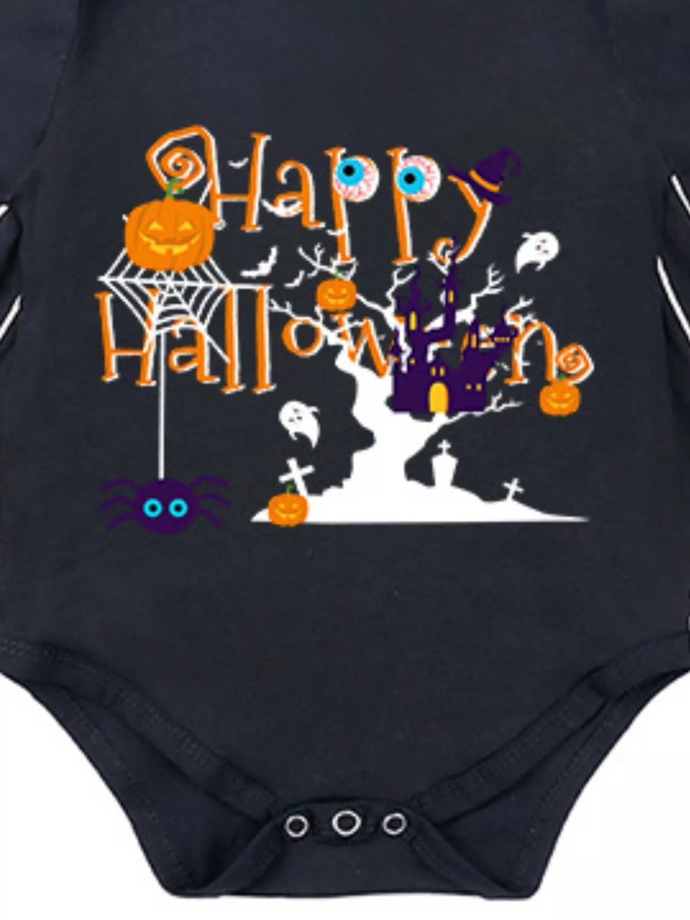 Children's Halloween Bat Bodysuit & Hat Costume Set 