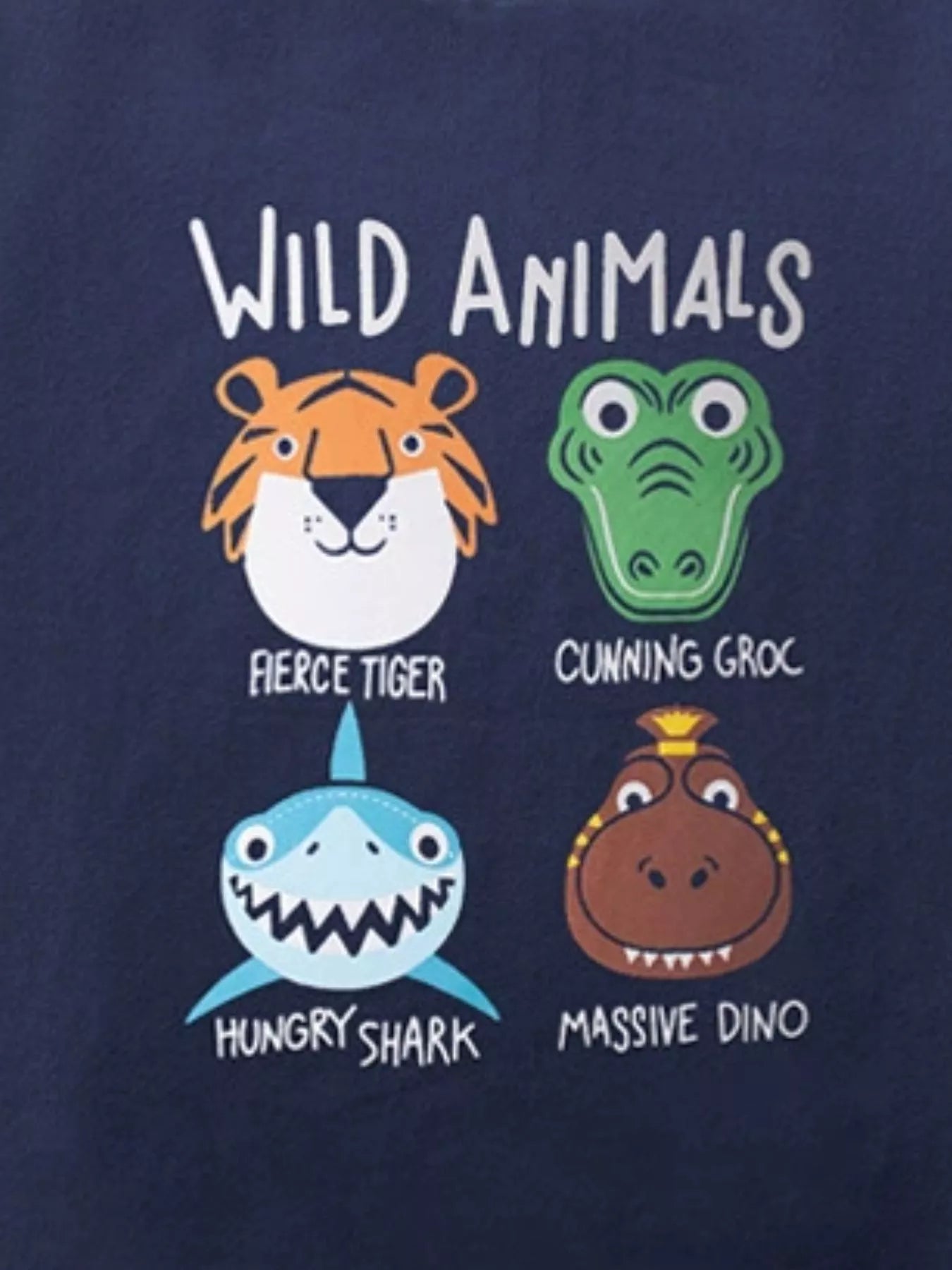 Children's Animal Crew Neck T-Shirt 