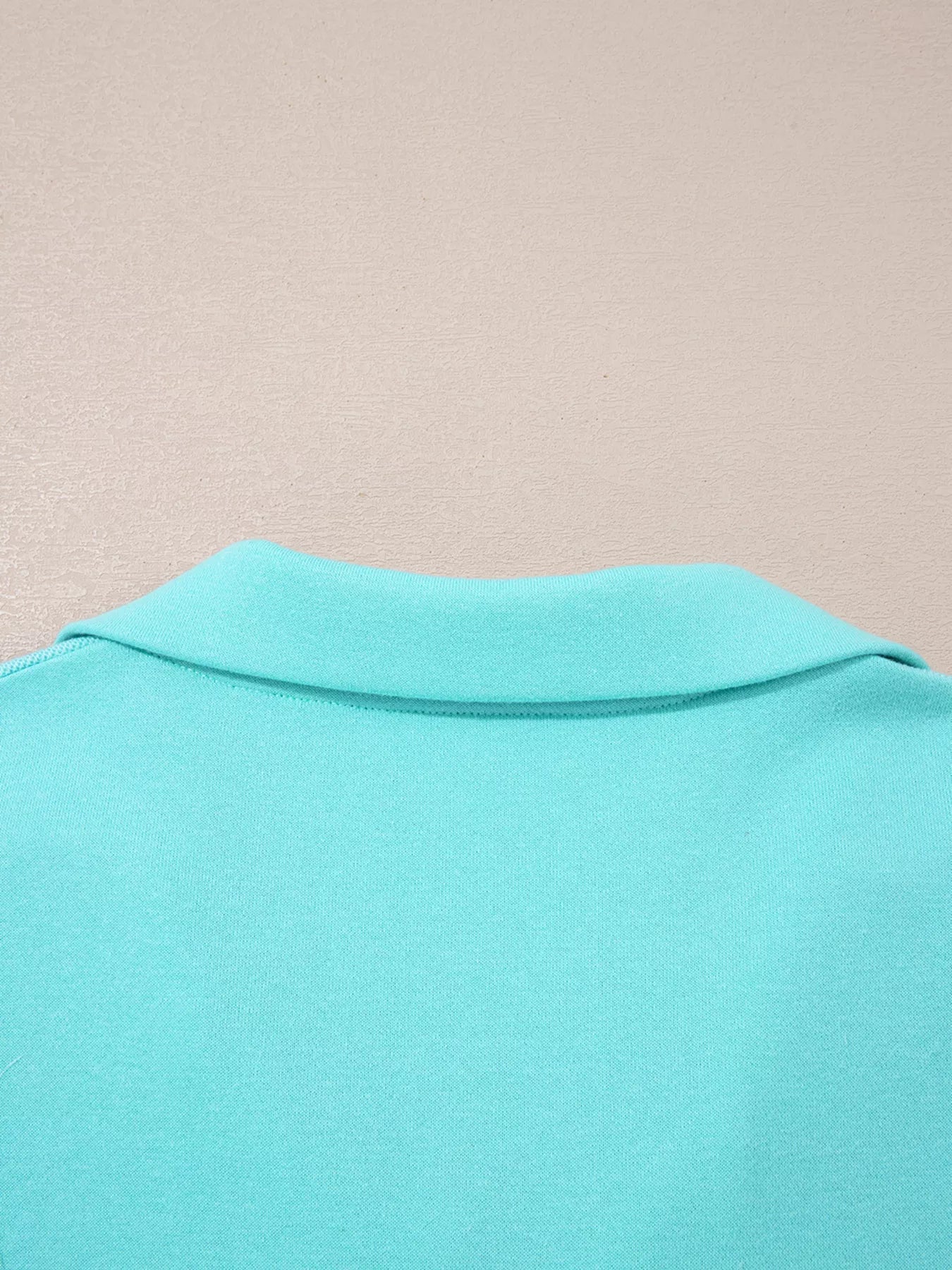 Bow Front Collared Side Pocket Shift Mini Dress 