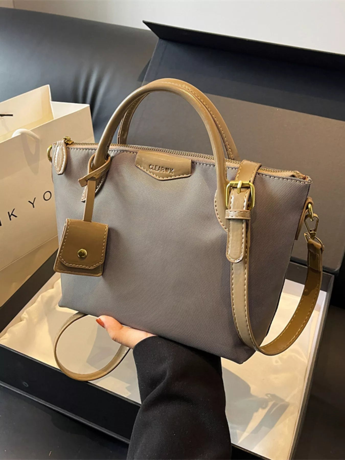 Top Handle Crossbody Bag 