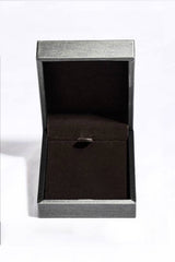Lab-Grown Emerald Rectangle Pendant Necklace 