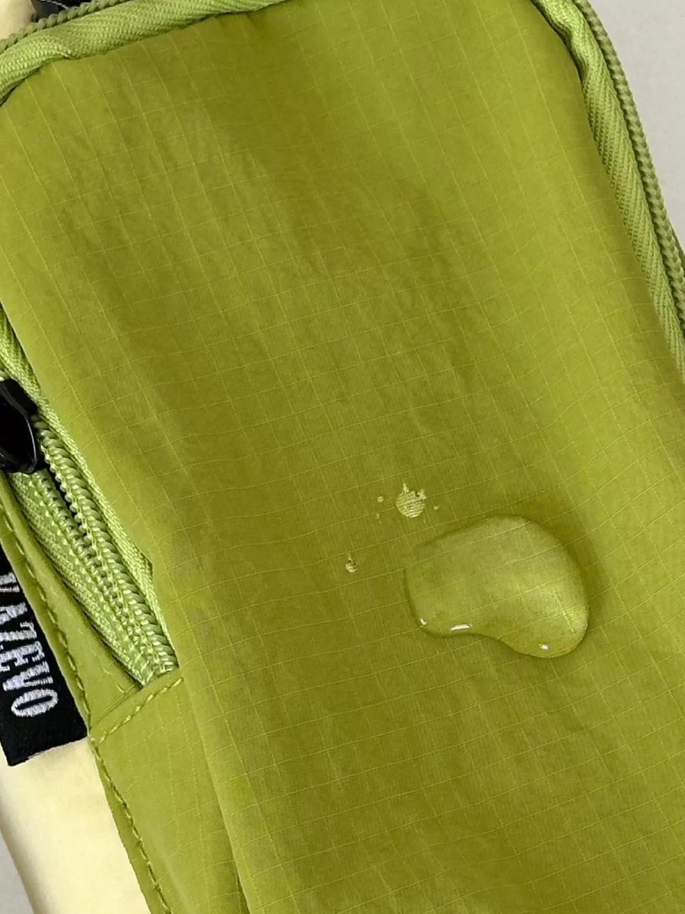 Drawstring Crossbody Bag with Front Pocket 
