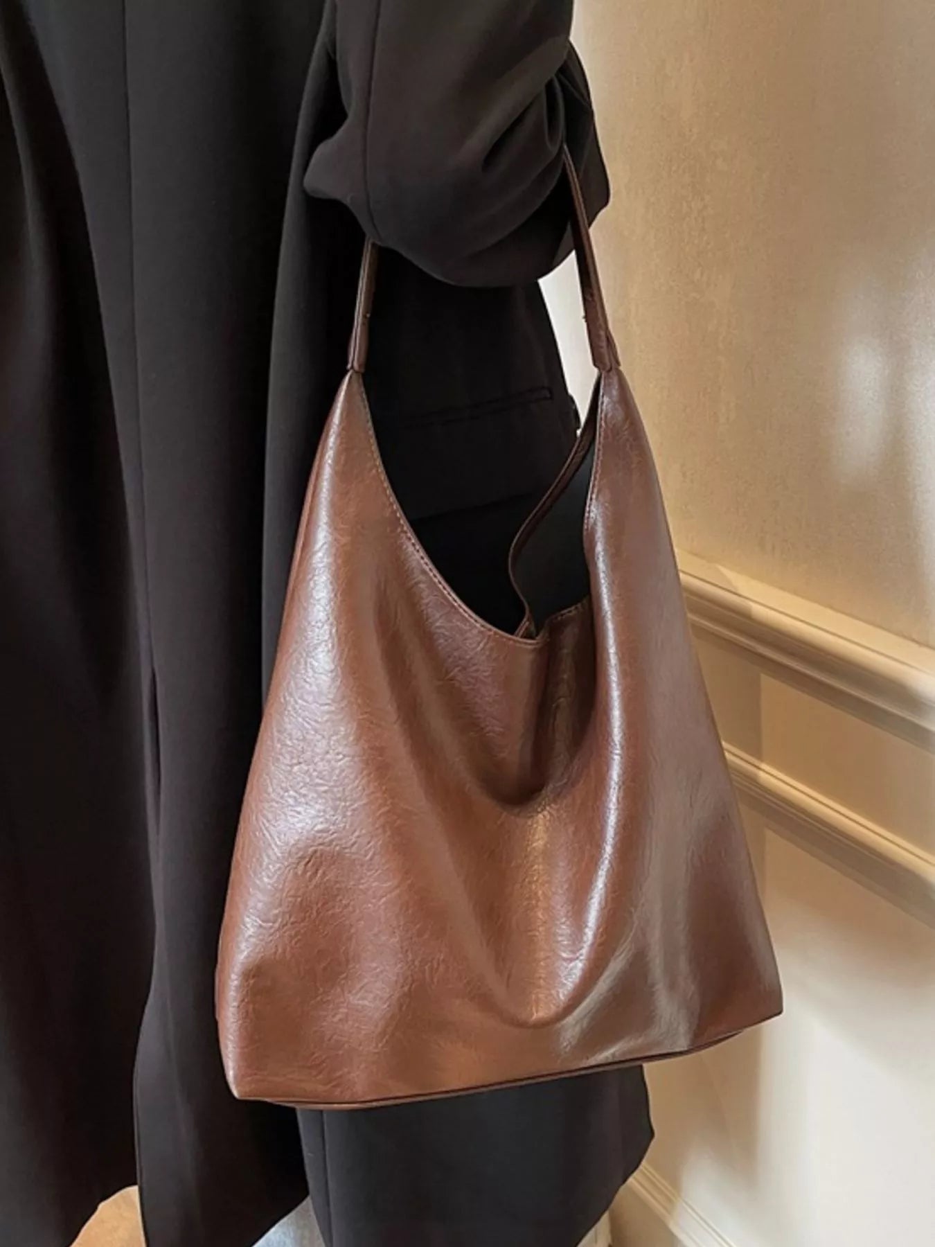 PU Leather Tote Bag 