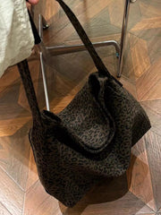 Leopard Print Tote Bag 