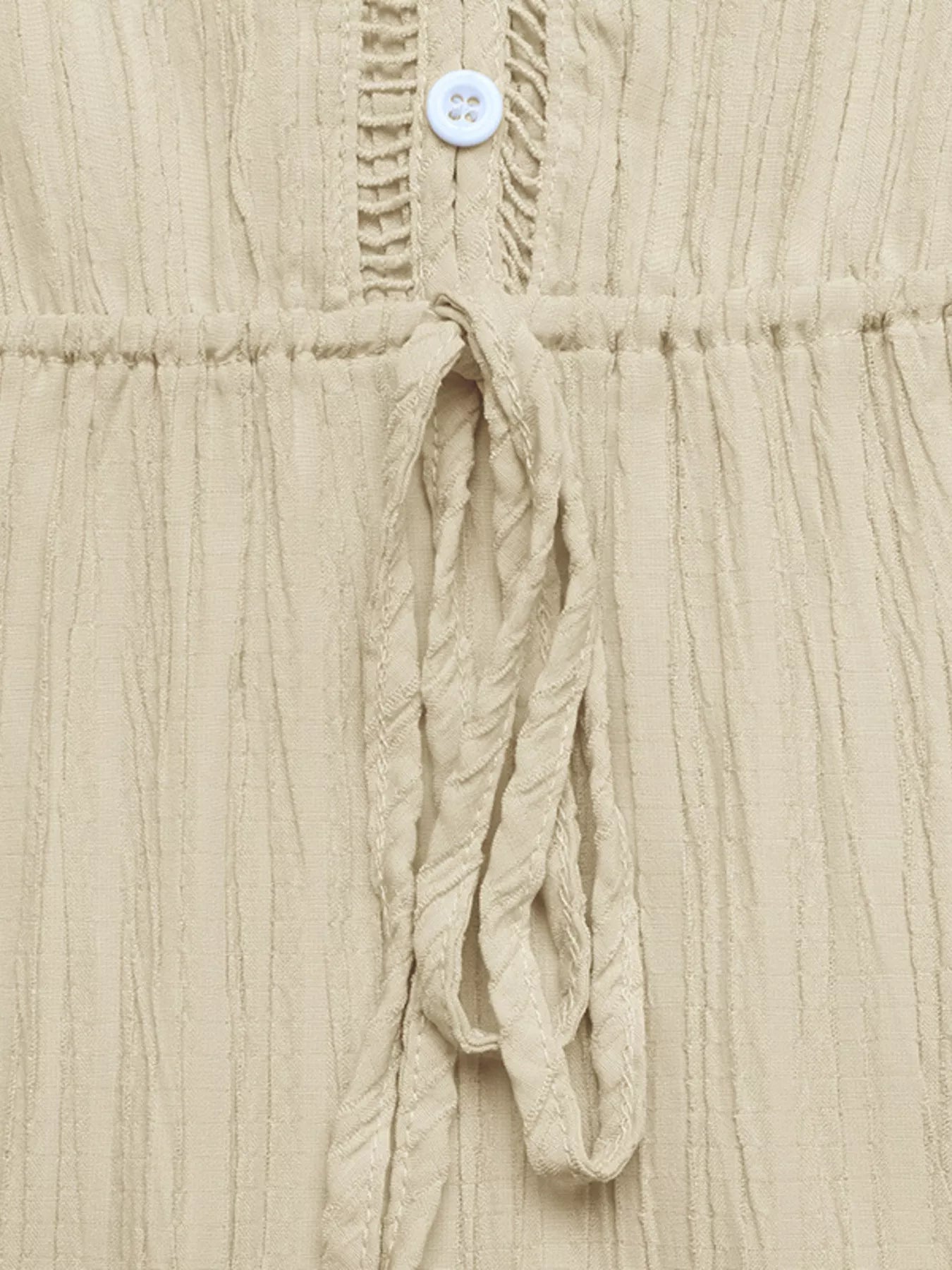 Tiered V-Neck Long Sleeve Dress 
