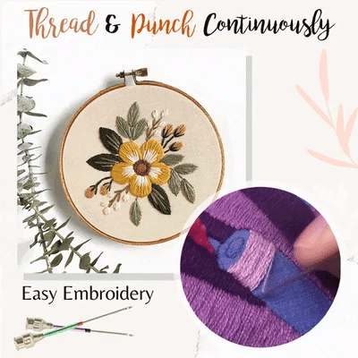 EasyThread Master™ Perfect Needle Set for Precise Embroidery 