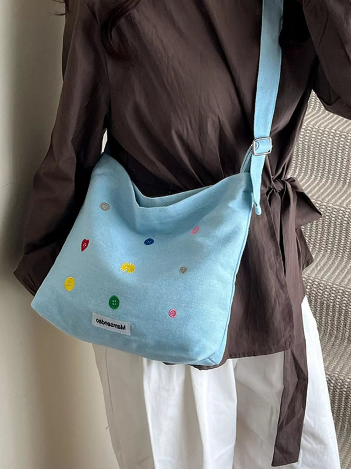 Adjustable Strap Crossbody Bag 