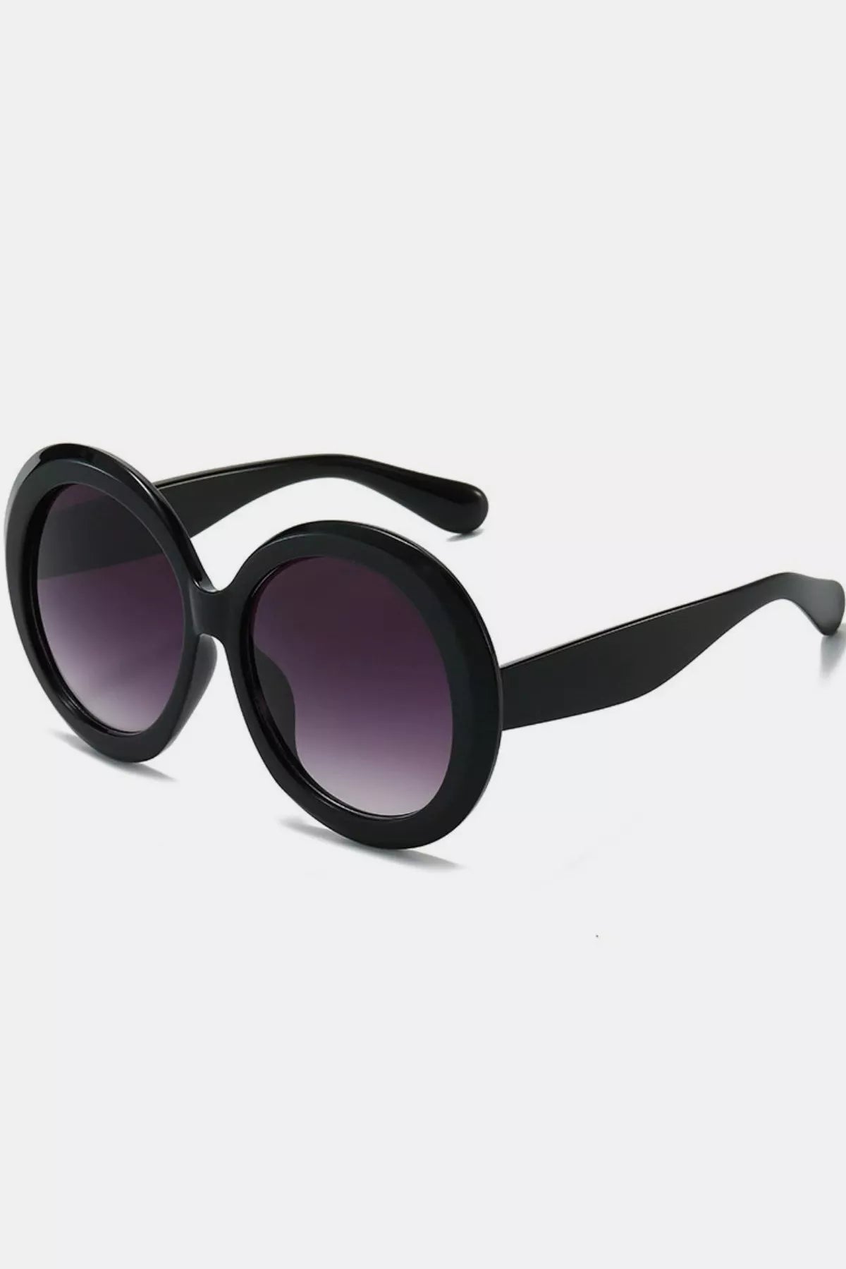 Oversized Round Frame Fashion Sunglasses 