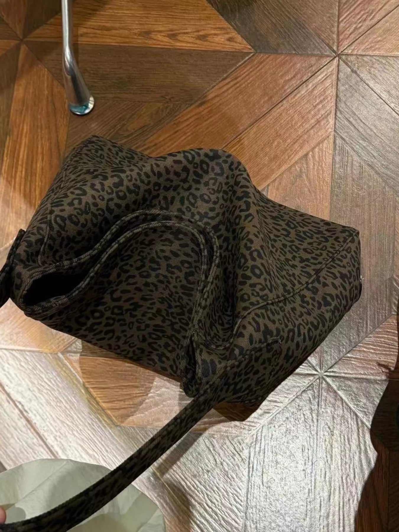 Leopard Print Tote Bag 