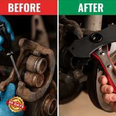 BrakeReset™ Ratchet Piston Compressor Tool for Automotive Repairs 