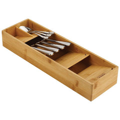 Bamboo Cutlery Organizer – Space-Saving Kitchen Drawer Solution 