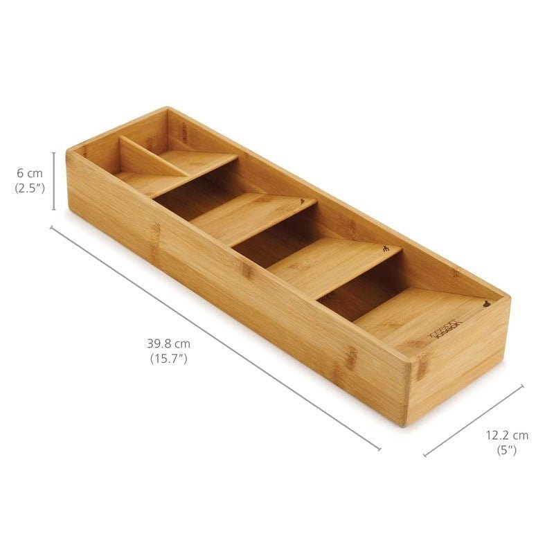 Bamboo Cutlery Organizer – Space-Saving Kitchen Drawer Solution 