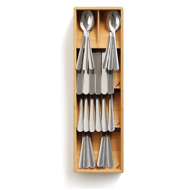 Bamboo Cutlery Organizer – Space-Saving Kitchen Drawer Solution 