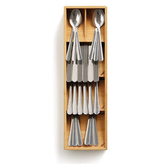 Bamboo Cutlery Organizer – Space-Saving Kitchen Drawer Solution 