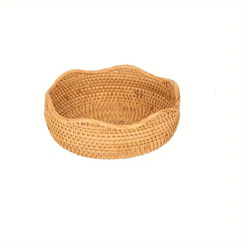 Bamboo Fruit Basket – Eco-Friendly Storage for Fresh Produce – Stylish Kitchen Organizer 